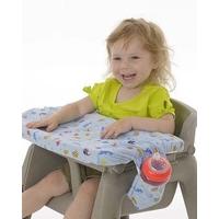 tidy trays hygienic high chair tray cover blue