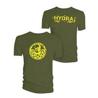 titan merchandise marvel t shirt agent of hydra logo size l