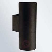 Tin Maxi Double outdoor wall lamp black