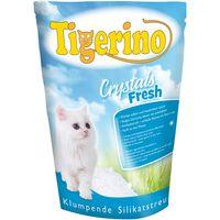 tigerino crystals fresh clumping cat litter economy pack 3 x 5 litre