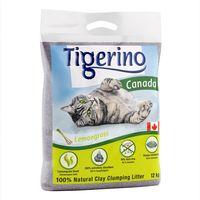 Tigerino Canada Cat Litter  Lemongrass Scented - Economy Pack: 2 x 12kg