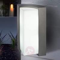TIRANO modern outdoor wall light with LEDs, anthr