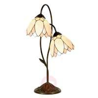 Tiffany style table lamp Lilliana, 2-light