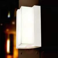 tirano modern outdoor wall light with leds white