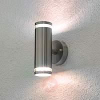 Tiberus stainless steel LED outdoor wall light
