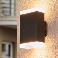 timeless led wall light aya for outdoors ip44