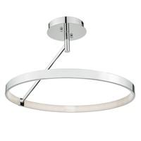 tiv8650 tivoli semi flush ceiling pendant in polished chrome with whit ...