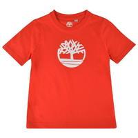 timberland children boys tree logo t shirt