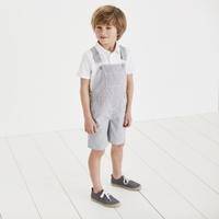 Ticking Stripe Dungaree Set (1-6yrs)