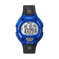 timex ironman 30 lap black blue t5k649