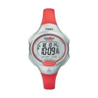 timex ironman traditional 10 lap mid silver red t5k741