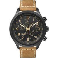 TIMEX Men\'s Indiglo Intelligent Quartz Fly Back Chronograph Watch