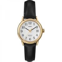 Timex T2H341 Womens Easy Reader Date Watch Black/Gold