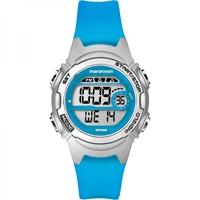 timex tw5k96900 childrens marathon watch with blue resin strap