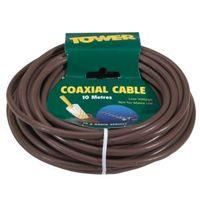 Time Coaxial Cable Brown 10m