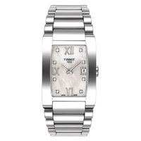 Tissot Generosi-T ladies\' mother of pearl diamond-set bracelet watch