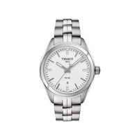 Tissot PR 100 ladies\' silver dial stainless steel bracelet watch