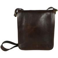 time resistance on the road mens messenger bag in brown