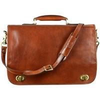 time resistance illusions mens briefcase in orange