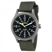 timex t49961 expedition scout watch with green nylon strap