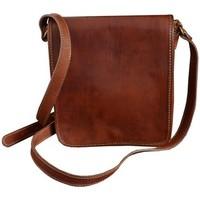 time resistance on the road mens messenger bag in brown
