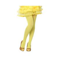 Tights Disco Neon Yellow One Size