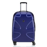 titan suitcases x2 flash large trolley 4 wheels blue