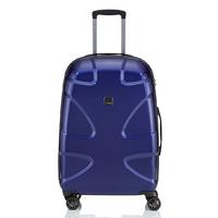 titan suitcases x2 flash medium trolley 4 wheels blue