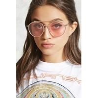 tinted aviator sunglasses