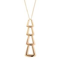 Tiered Geo Pendant Necklace