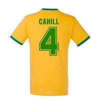 tim cahill australia ringer tee yellow