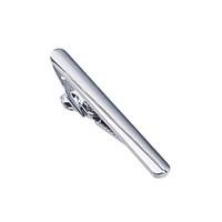 tie clip for groomsmen mens gift silver metal tie bar with gift box