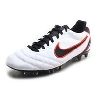 Tiempo Flight FG Football Boots White/Black/Total Crimson