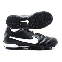 Tiempo Rio TF Kids Football Trainers Black/White