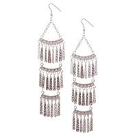 tiered chandelier earrings