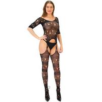 tiffany quinn jessica three quarter sleeve lace bodystocking