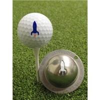 tin cup ball marker launch it