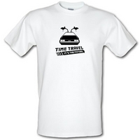 Time Travel It\'s The Future male t-shirt.