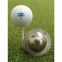 tin cup ball marker dragonfly