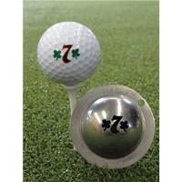 Tin Cup Ball Marker - Lucky 7