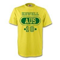 tim cahill australia aus t shirt yellow kids