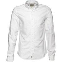 Timberland Mens Pleasant River Dobby Long Sleeve Shirt White