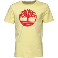 Timberland Mens Kennebec River Logo T-Shirt Lemonade