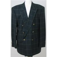 Tijssen - Size: L - Green and yellow checkered - Jacket