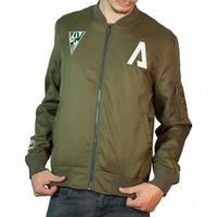 titanfall 2 unisex pilot large bomber jacket kaki green