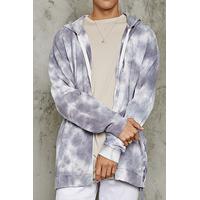 Tie Dye Lace-Up Hoodie