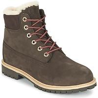 timberland 6 in prmwpshearling boyss childrens mid boots in brown