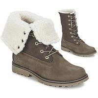 timberland 6 in wp shearling boot boyss childrens mid boots in brown