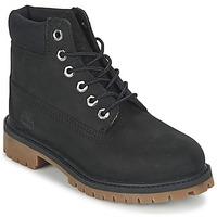 timberland 6 in premium wp boot boyss childrens mid boots in black