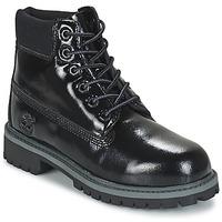 timberland 6 in premium wp boot boyss childrens mid boots in black